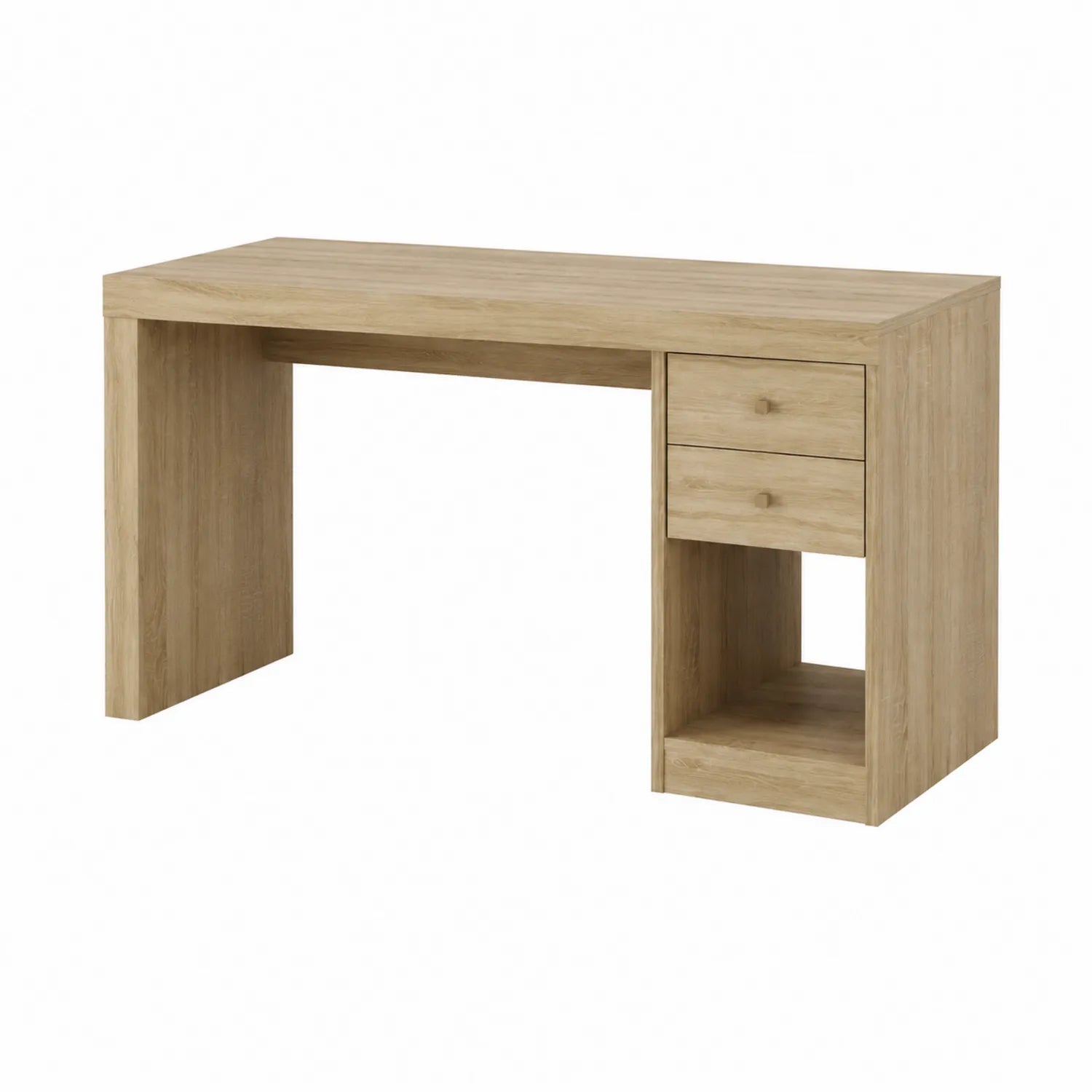 Bureau en bois avec tiroirs 120x55x75 cm