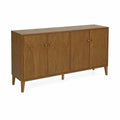 Credenza in legno con 4 ante 150x40x85 cm